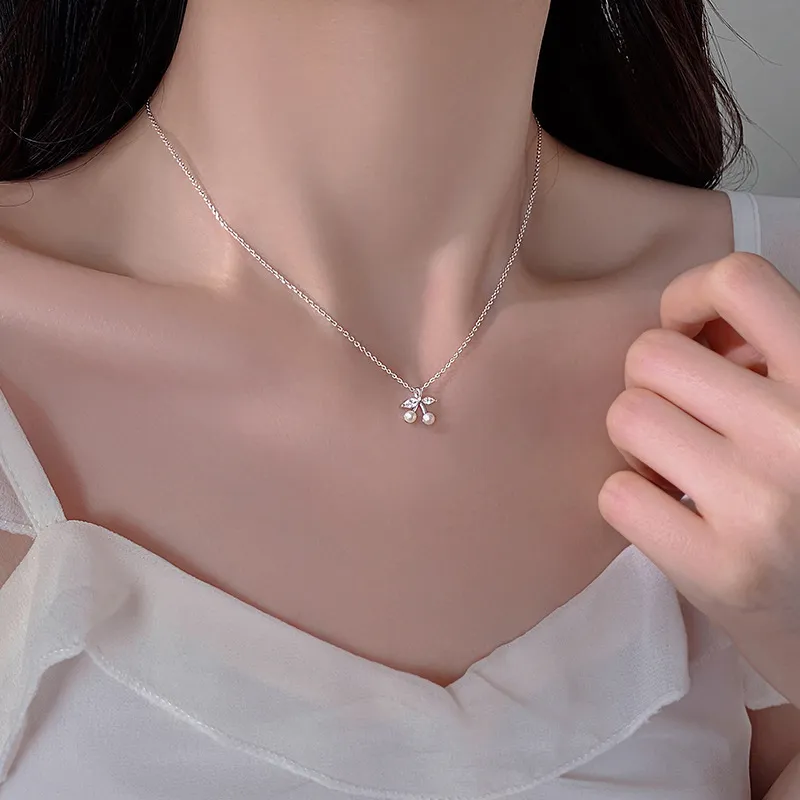 DAWO 999 Fine Silver Necklaces Women's-3