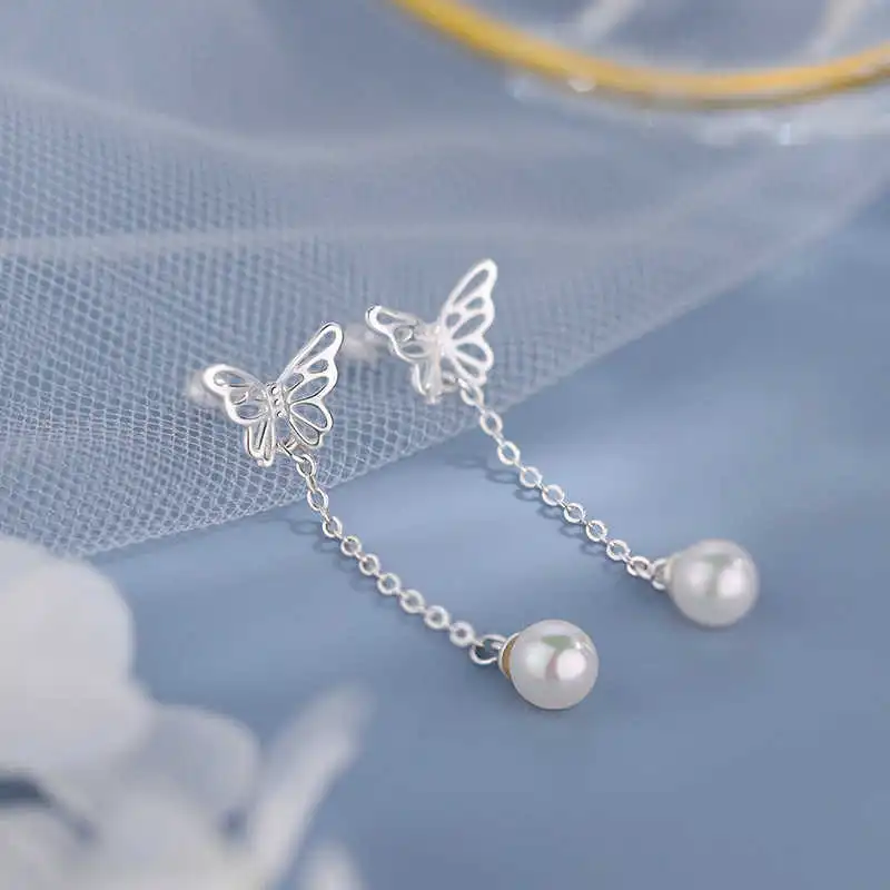DAWO 999 Fine Silver Earring Studs Women's-3