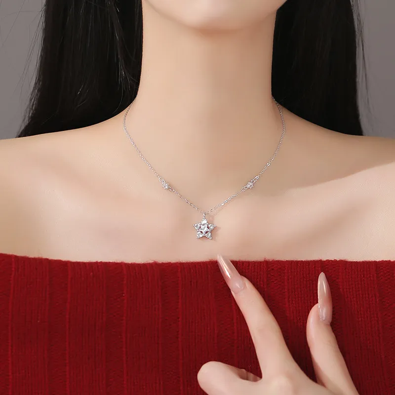 DAWO 999 Fine Silver Necklaces Women's-4