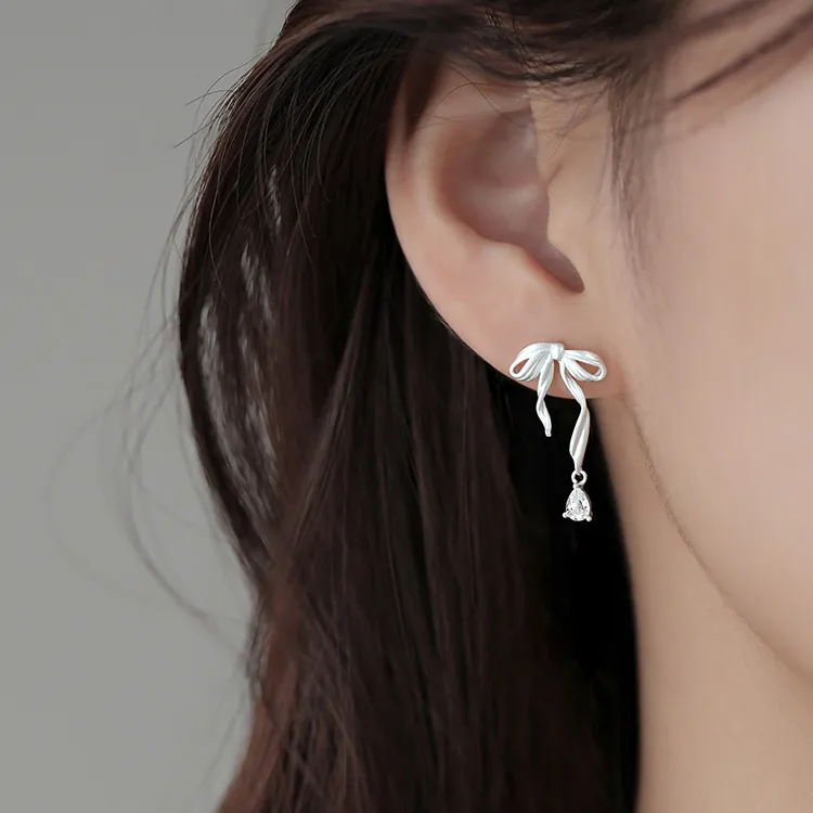 DAWO 925 Sterling Silver Earrings Women's-4