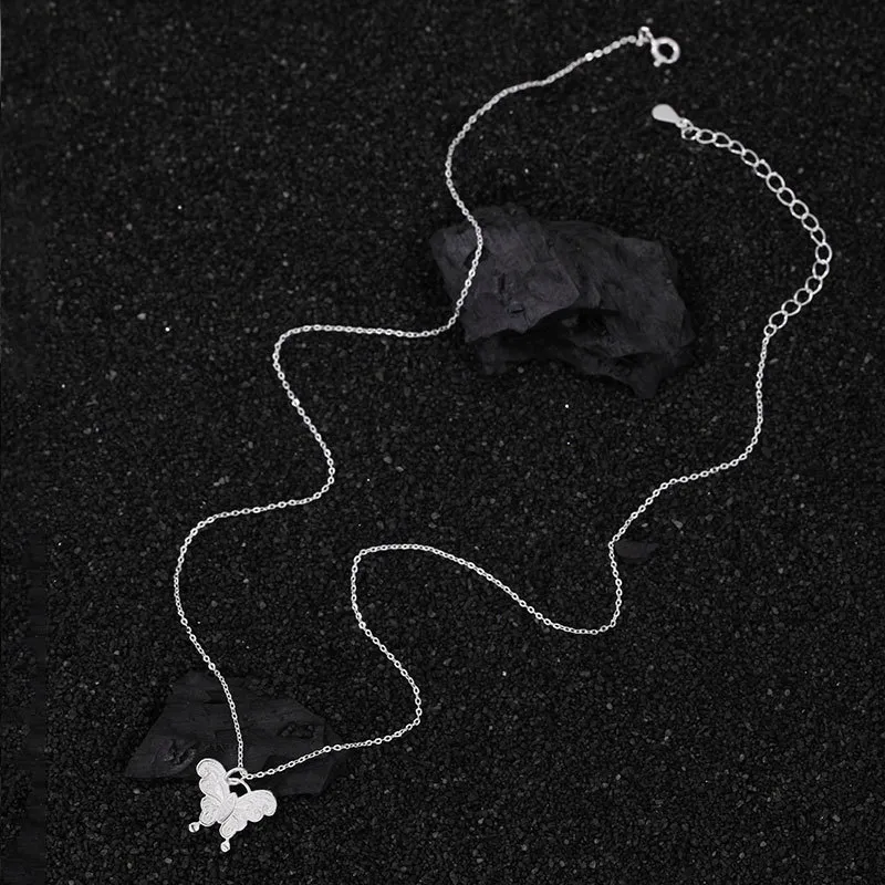 DAWO S999 Fine Silver Necklaces Women's-4