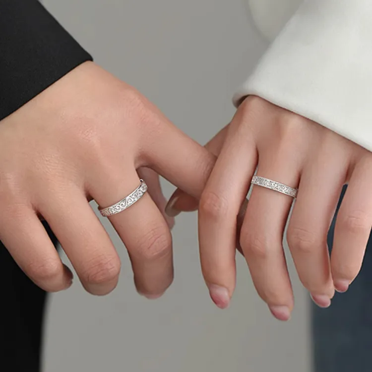 DAWO 999 Fine Silver Rings Unisex-2