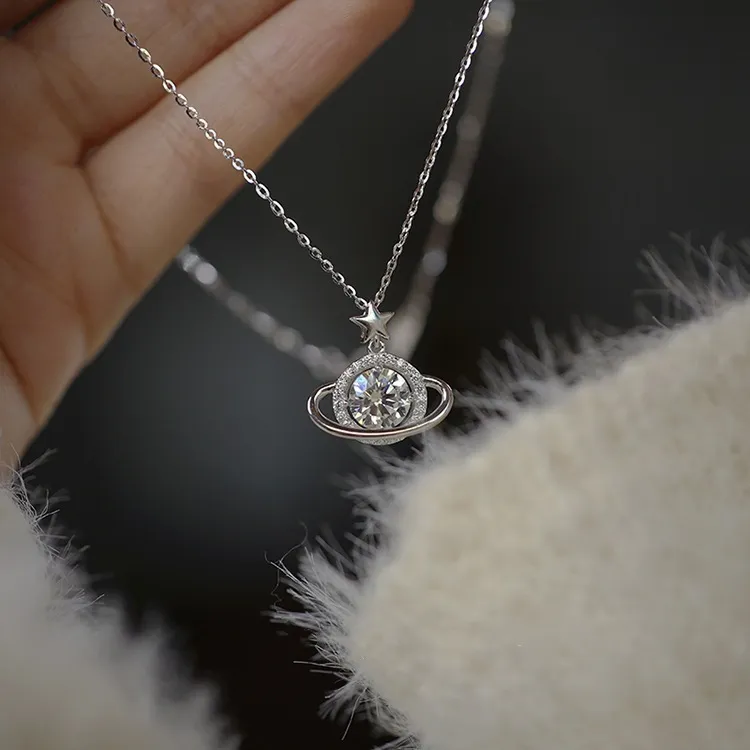 DAWO S 999 Fine Silver Necklaces Women's-3