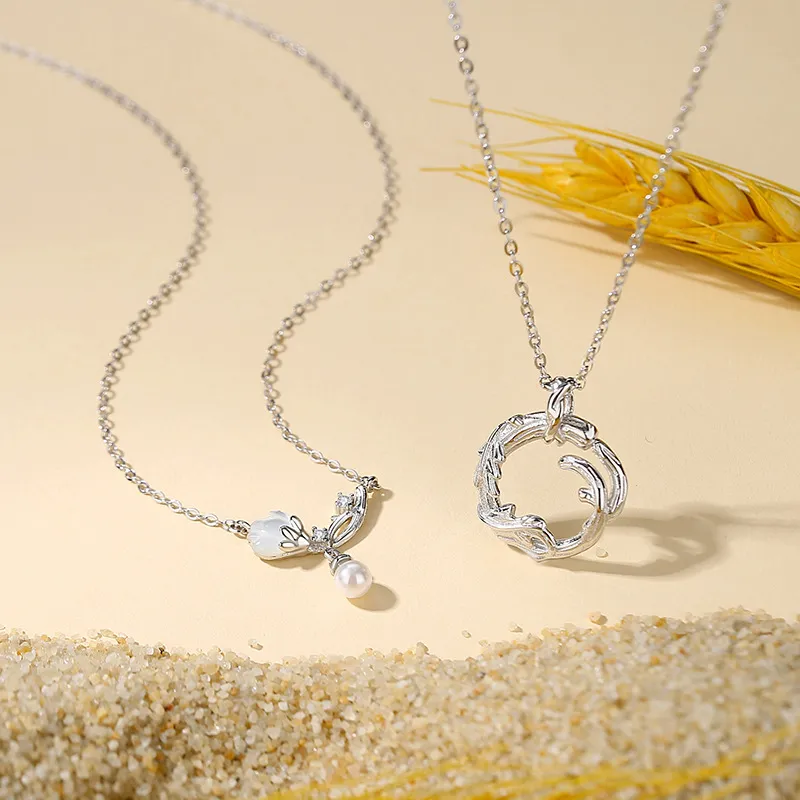 DAWO 925 Sterling Silver Necklaces Unisex-1