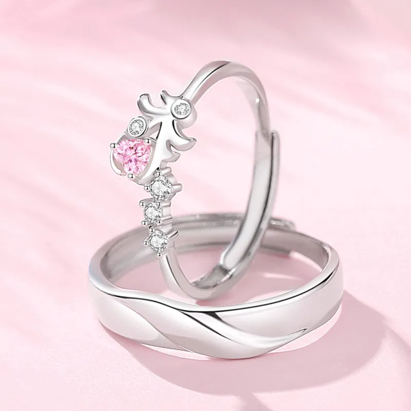 DAWO 925 Sterling Silver Rings Unisex-2