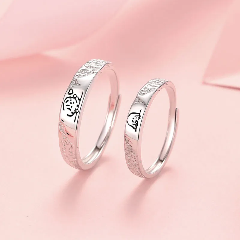DAWO 999 Fine Silver Rings Unisex-4