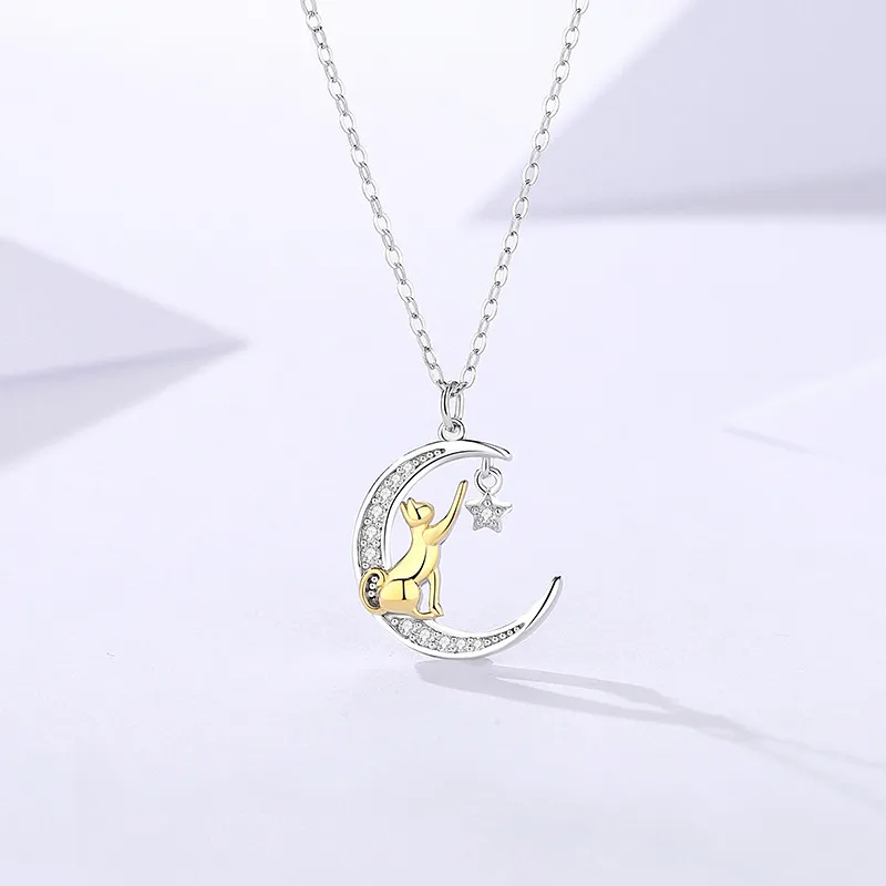 DAWO 925 Sterling Silver Necklaces Women's-1