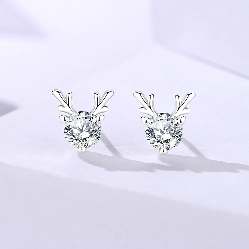 DAWO 999 Fine Silver Stud Earrings Women's-1