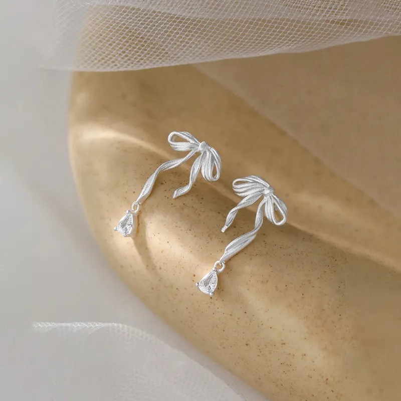 DAWO 925 Sterling Silver Earrings Women's-1