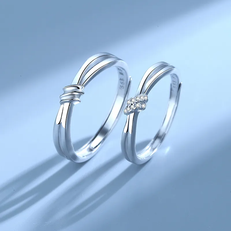 DAWO 999 Fine Silver Rings Unisex-2