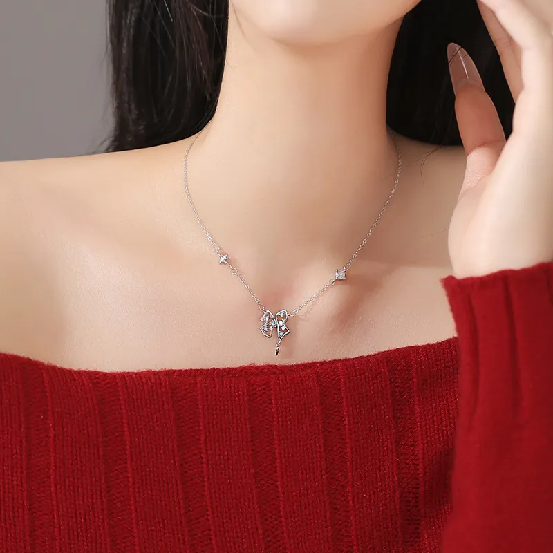 DAWO 999 Fine Silver Necklaces Women's-4