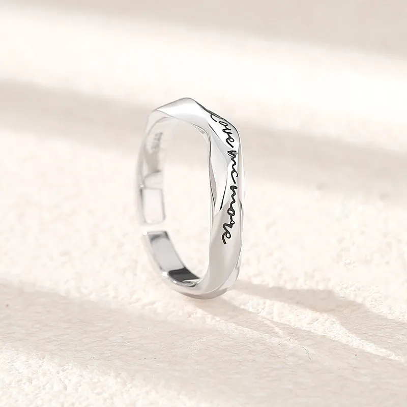 DAWO 925 Sterling Silver Rings Unisex-1