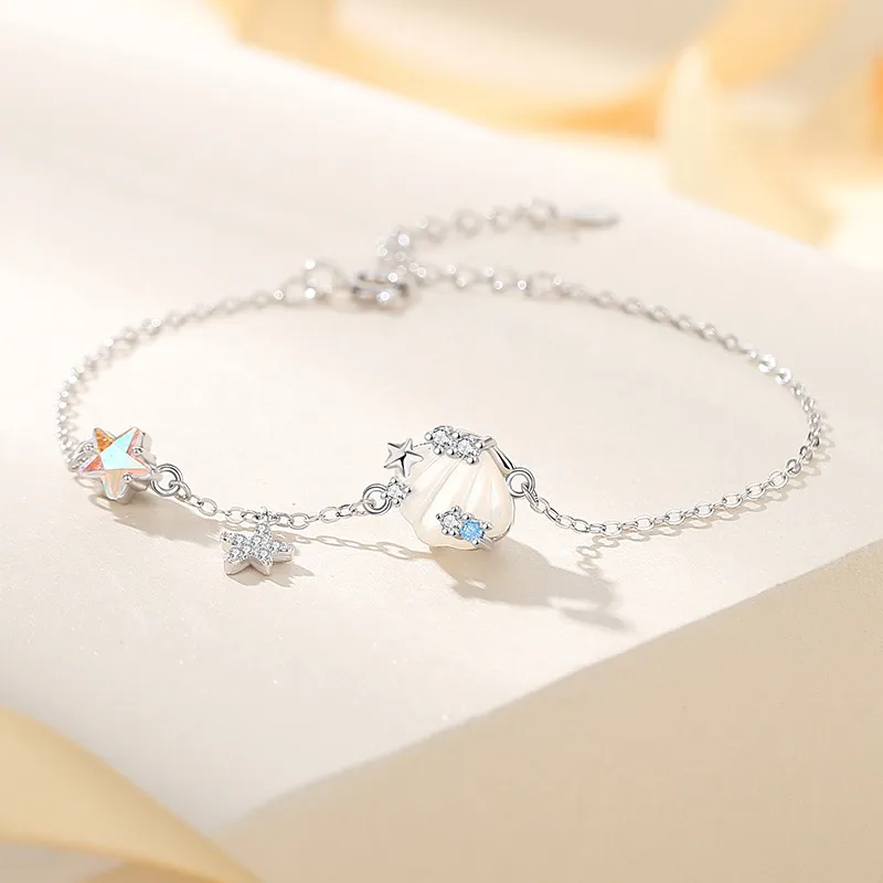 DAWO 925 Sterling Silver Bracelets Women's-4