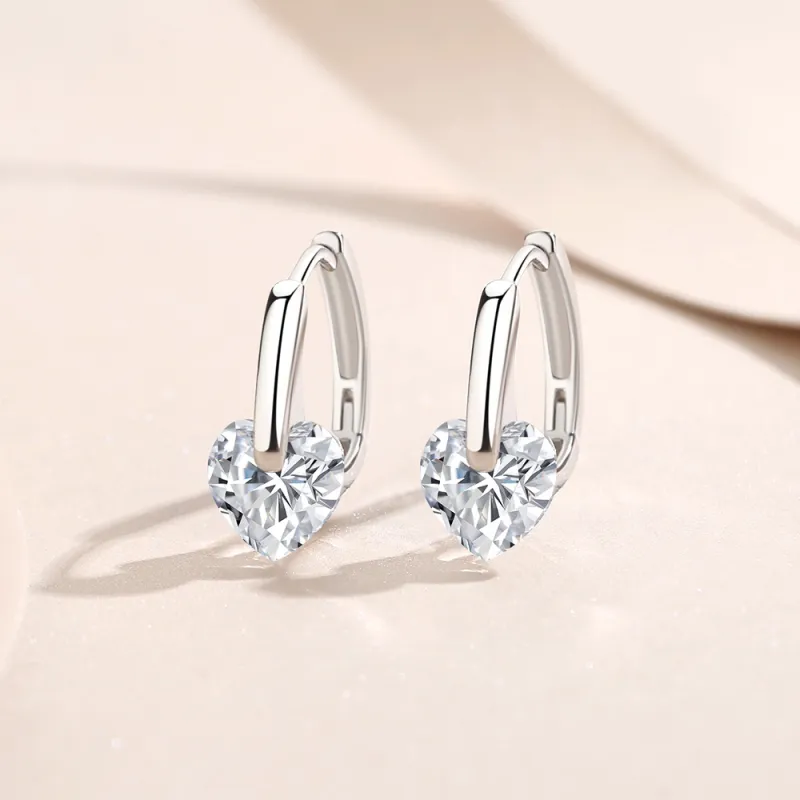 DAWO S925 Silver Earrings Women's-3