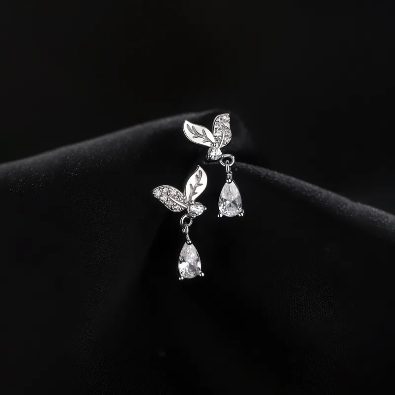 DAWO 999 Fine Silver Stud Earrings Women's-4