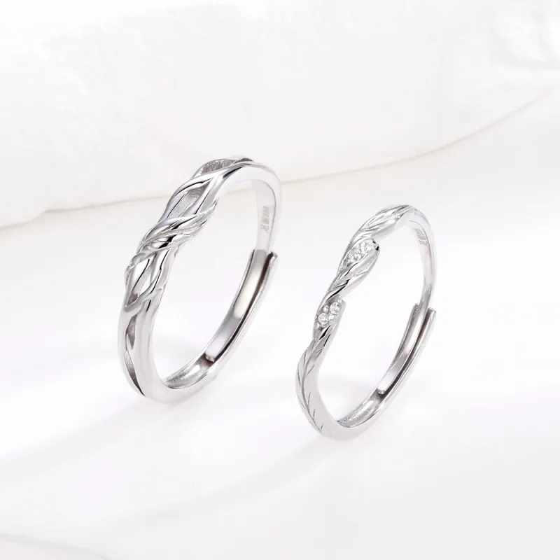 DAWO 999 Fine Silver Rings Unisex-2