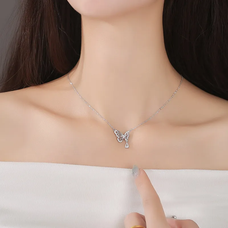 DAWO 999 Fine Silver Necklaces Women's-4
