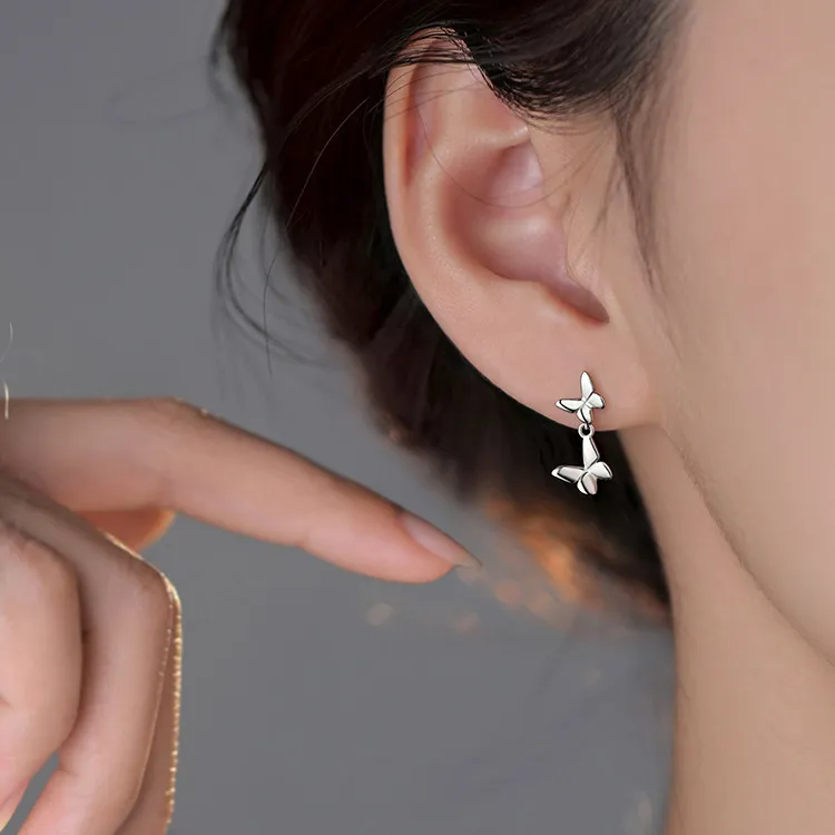DAWO 999 Fine Silver Earrings Women's-2