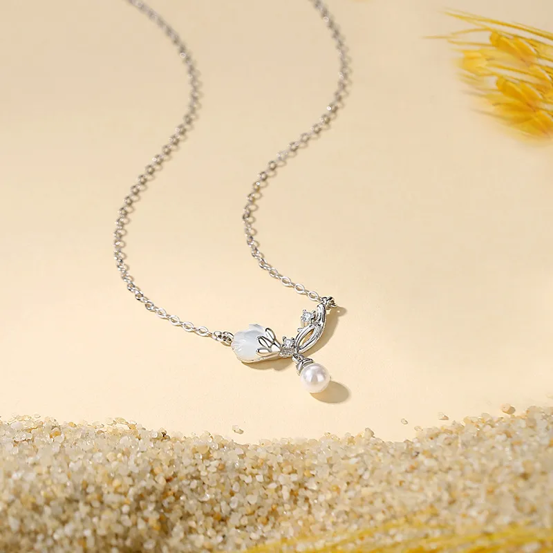 DAWO 925 Sterling Silver Necklaces Unisex-4