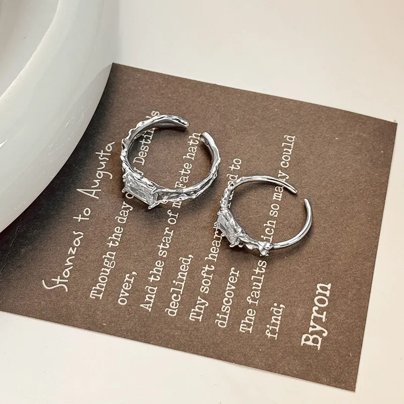 DAWO 925 Sterling Silver Rings Women's-2