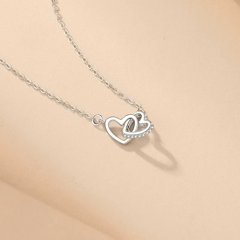 DAWO S925 Silver Necklaces Women's-3