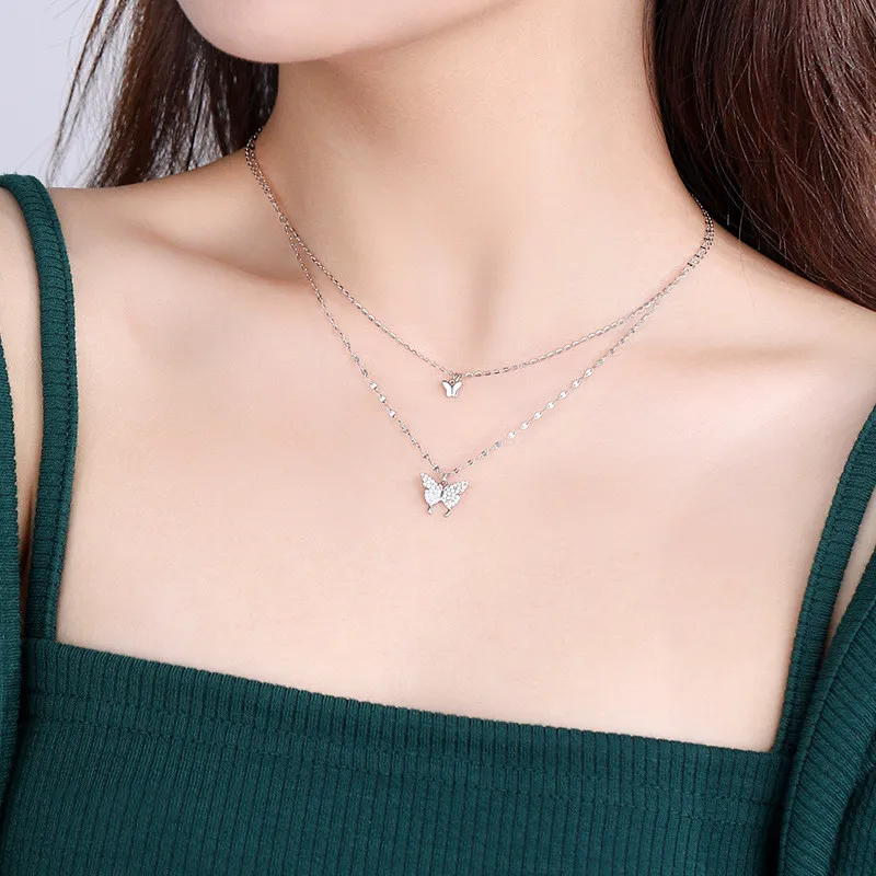 DAWO 999 Fine Silver Necklaces Women's-4