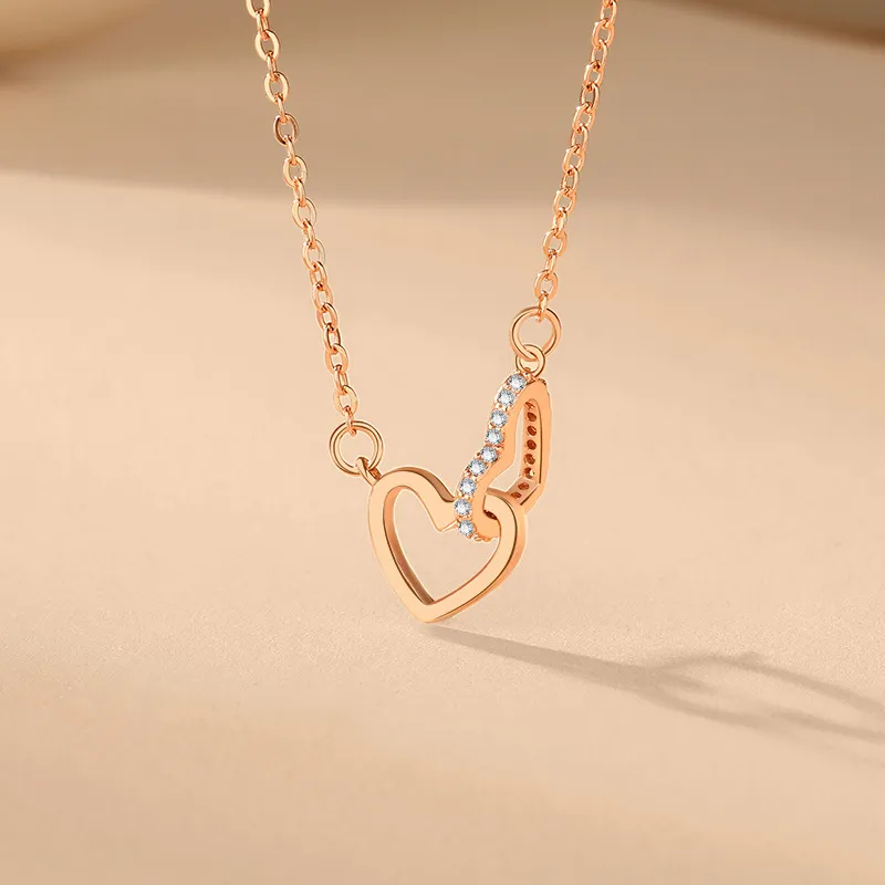 DAWO S925 Silver Necklaces Women's-4