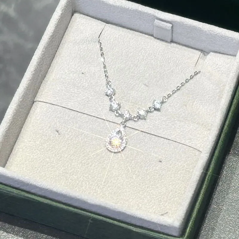 DAWO 925 Sterling Silver Necklaces Women's-4