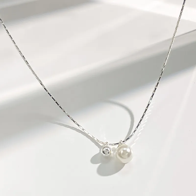 DAWO 925 Sterling Silver Necklaces Women's-2