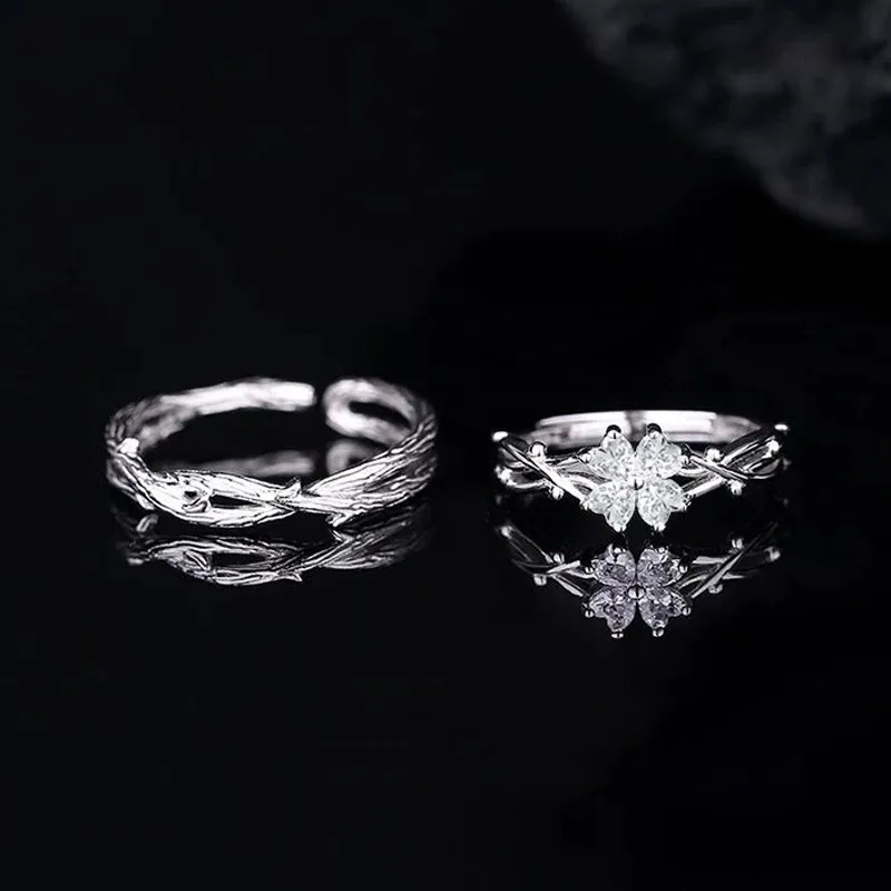 DAWO S999 Fine Silver Rings Unisex-5