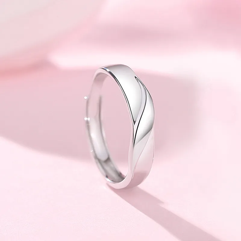DAWO 925 Sterling Silver Rings Unisex-5