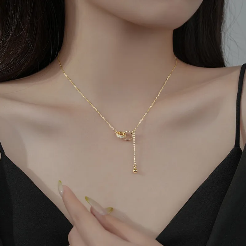 DAWO 999 Fine Silver Necklaces Women's-4