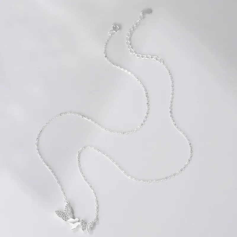 DAWO S999 Fine Silver Necklaces Women's-4