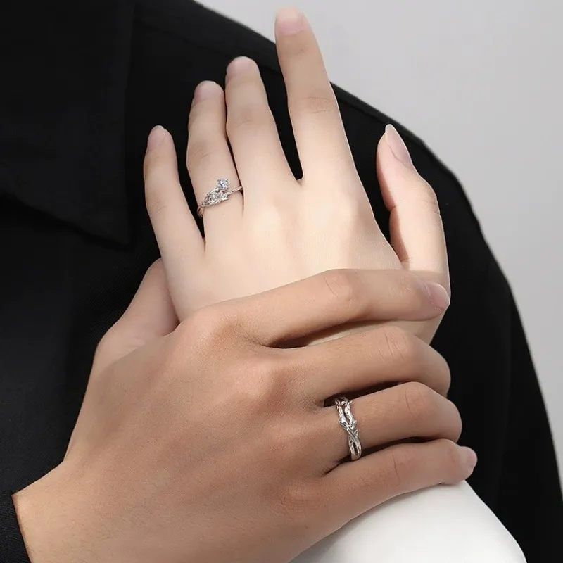 DAWO S999 Fine Silver Rings Unisex-4