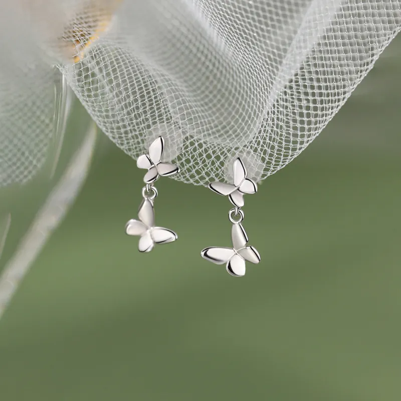 DAWO 999 Fine Silver Earrings Women's-3