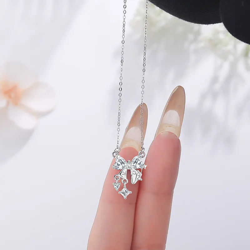 DAWO 999 Fine Silver Necklaces Women's-3