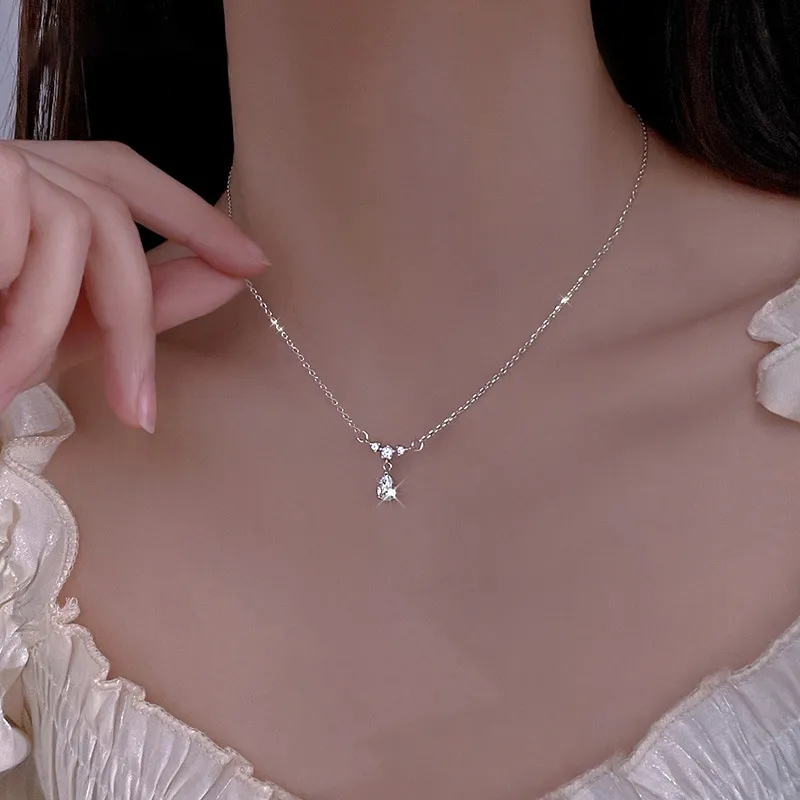 DAWO S 999 Fine Silver Necklace Ornament Women's-4