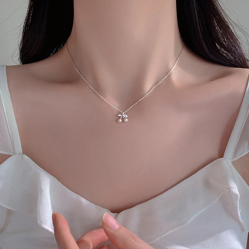 DAWO 999 Fine Silver Necklaces Women's-4