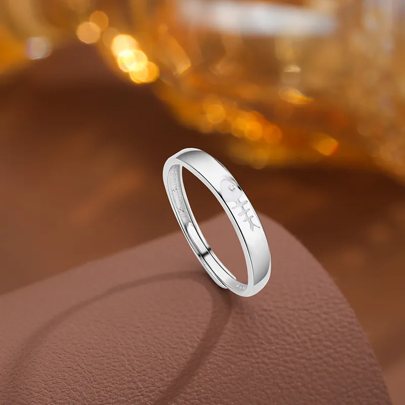 DAWO S 999 Fine Silver Rings Unisex-3