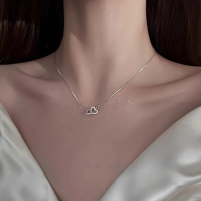 DAWO S925 Silver Necklaces Women's-1