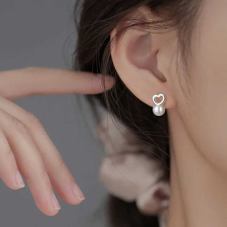 DAWO 925 Sterling Silver Earrings Women's-2