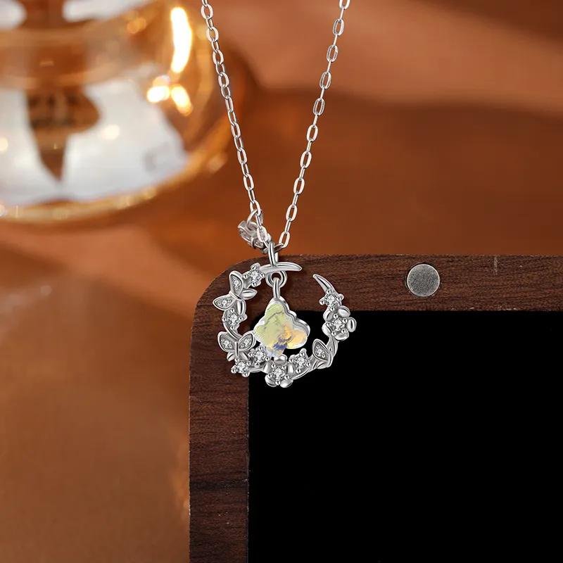 DAWO S925 Silver Necklaces Women's-1