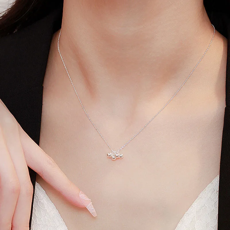 DAWO S999 Fine Silver Necklaces Women's-3