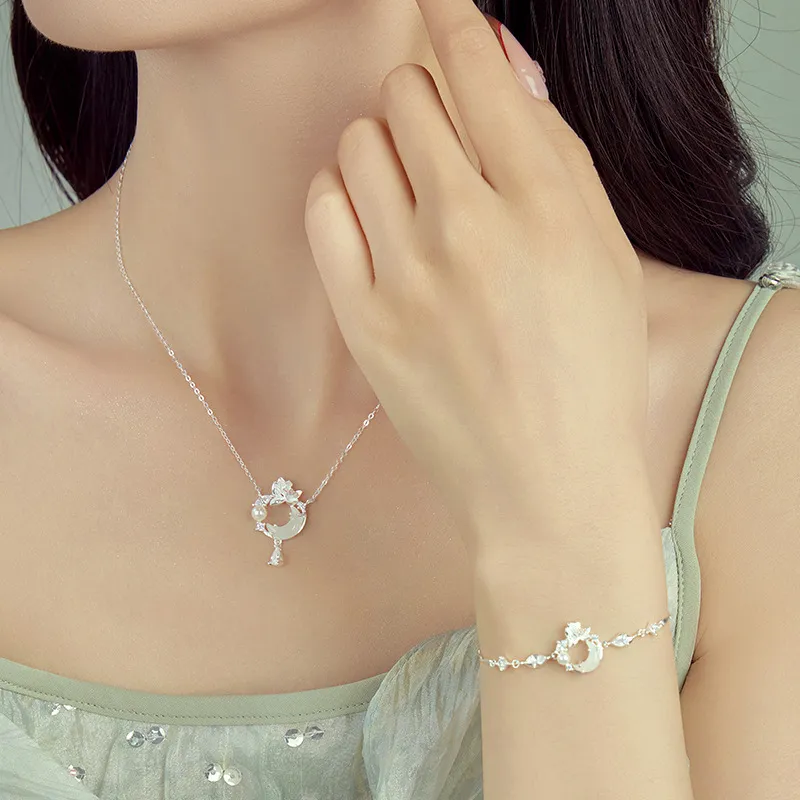 DAWO 925 Sterling Silver Bracelets Women's-4