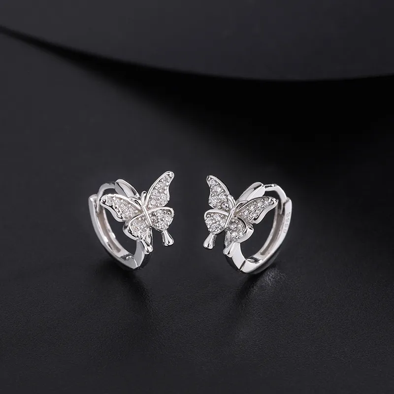 DAWO S 999 Fine Silver Stud Earrings Women's-2