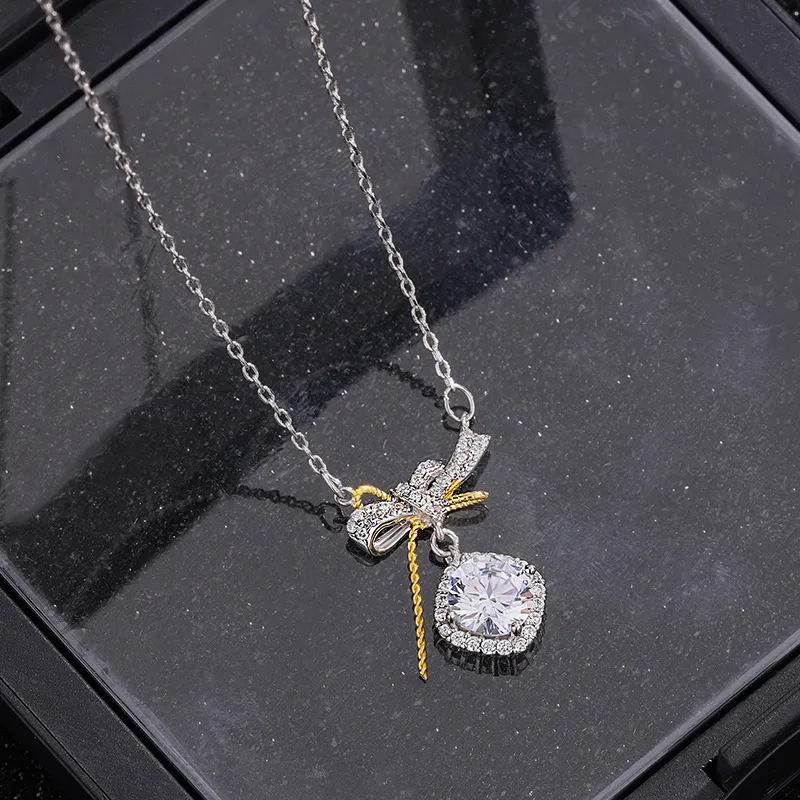 DAWO S925 Silver Necklaces Women's-3
