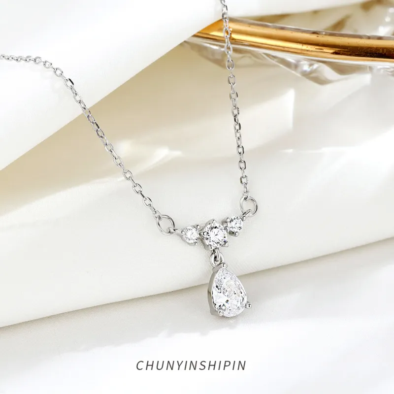 DAWO S 999 Fine Silver Necklace Ornament Women's-3
