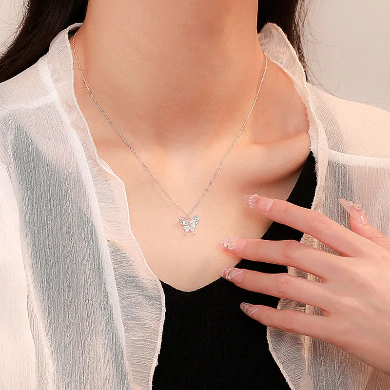 DAWO S999 Fine Silver Necklaces Women's-3