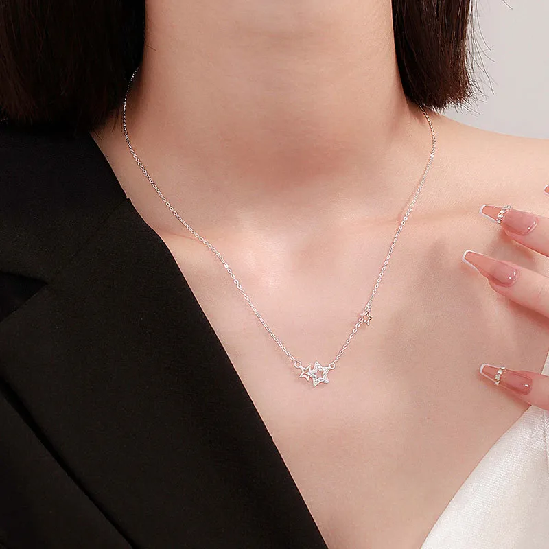 DAWO 999 Fine Silver Necklaces Women's-2
