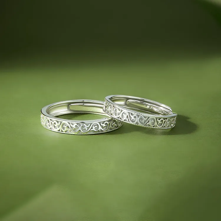 DAWO 999 Fine Silver Rings Unisex-4